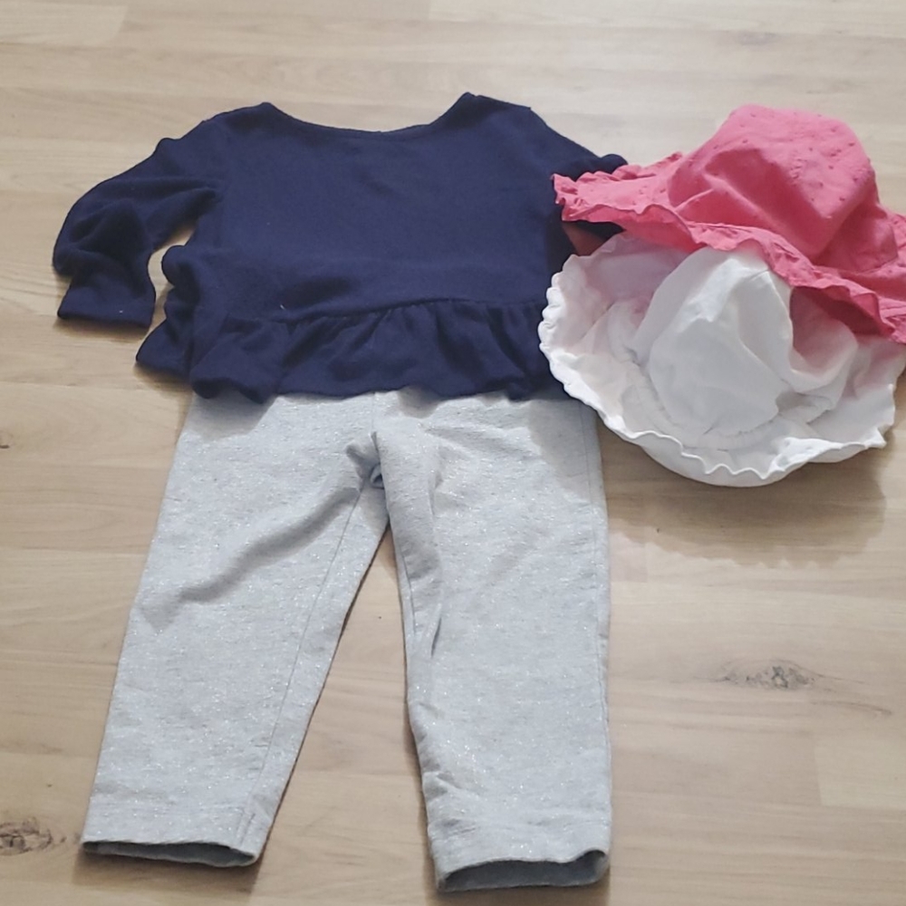 18m outfit w two hat options